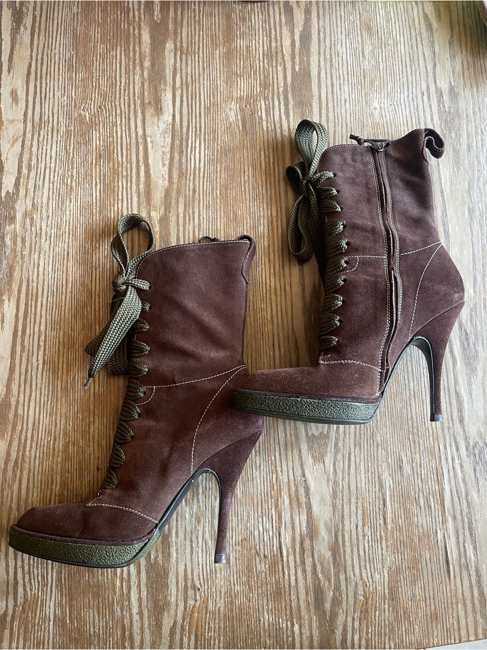 D&G Brown Suede Bootie
